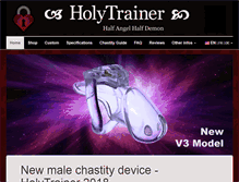 Tablet Screenshot of holytrainer.com